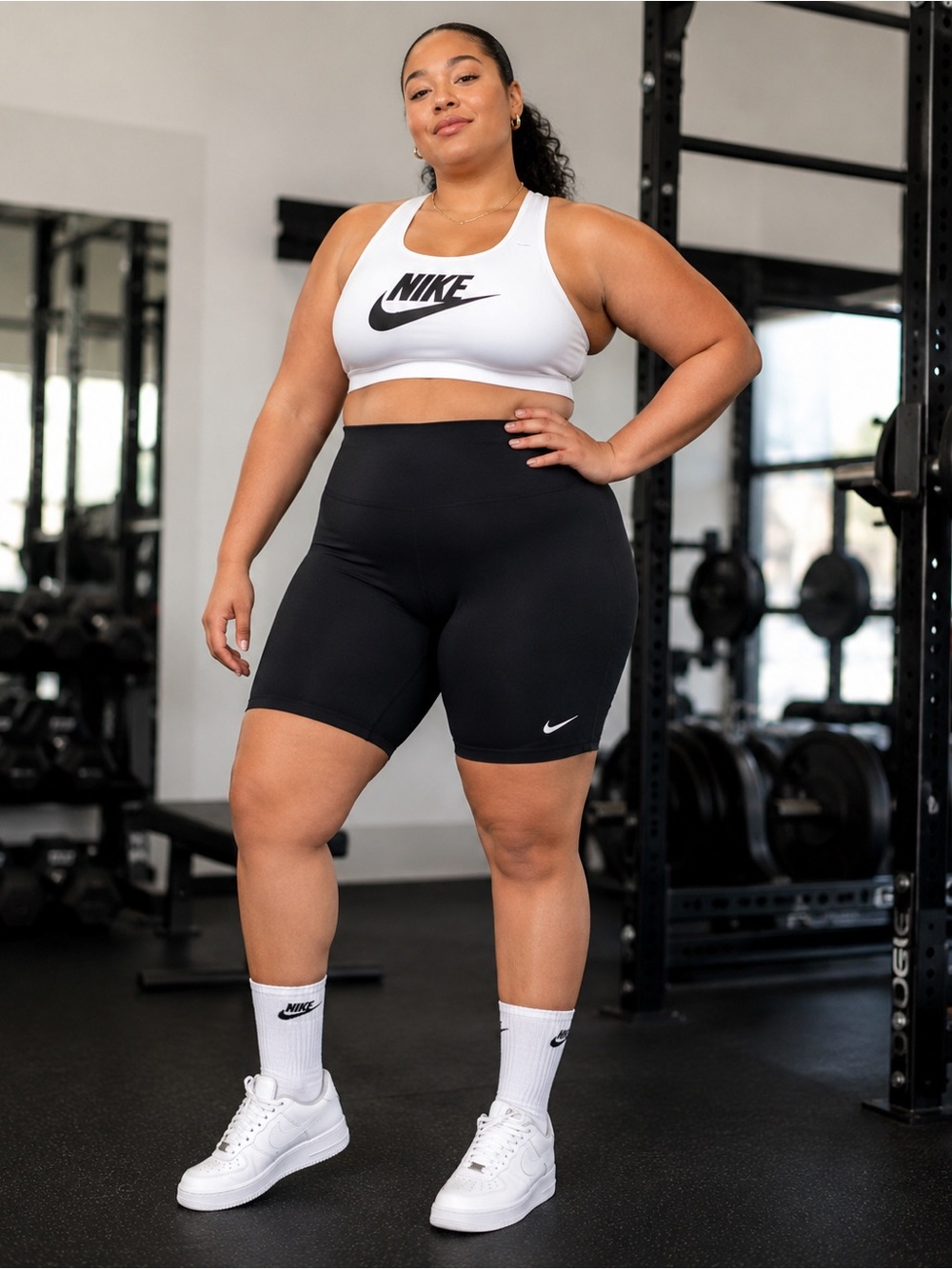 Nike Black High-Rise Bike Shorts